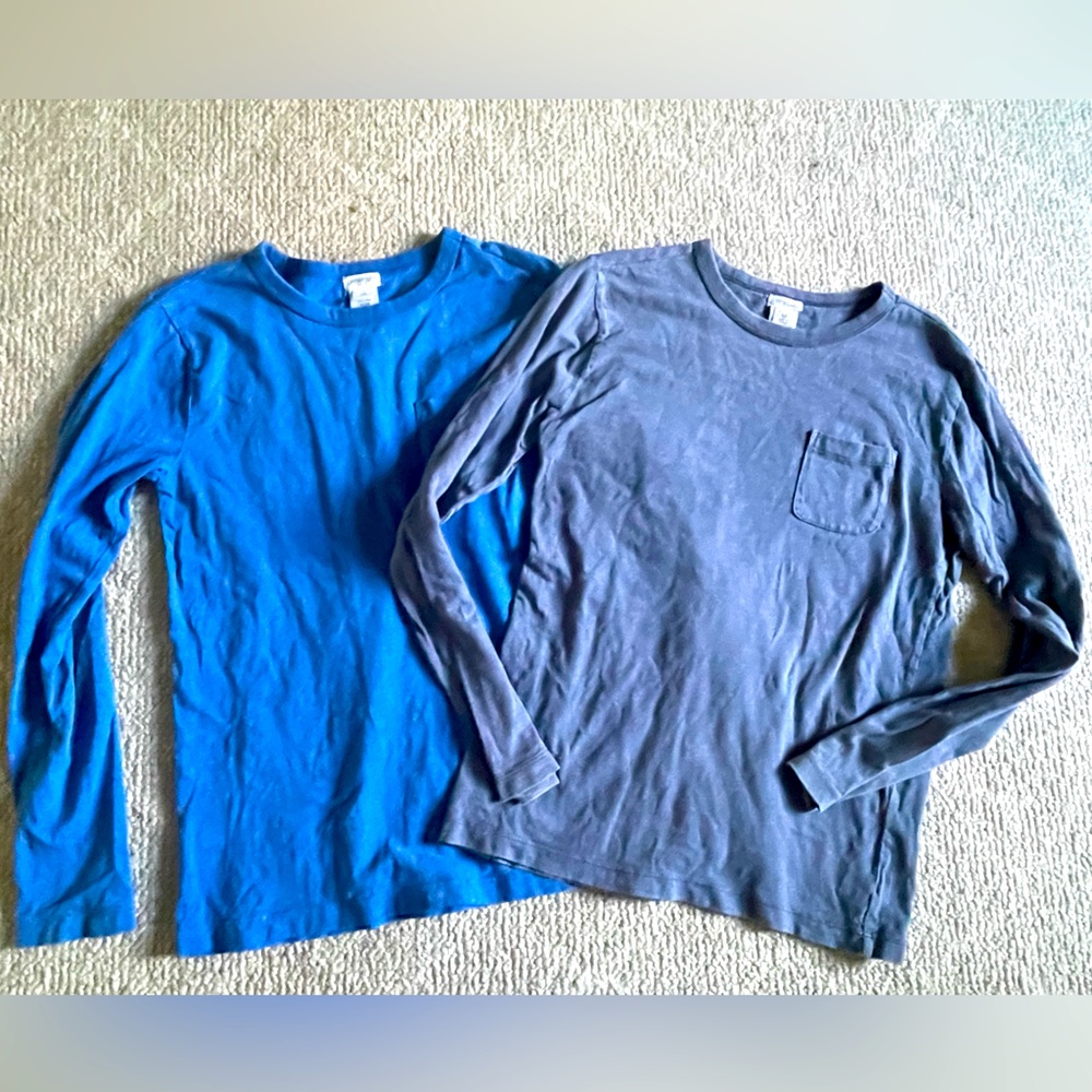 Crewcuts Boys Long-Sleeve Pocket T-Shirts Cotton - size 12
